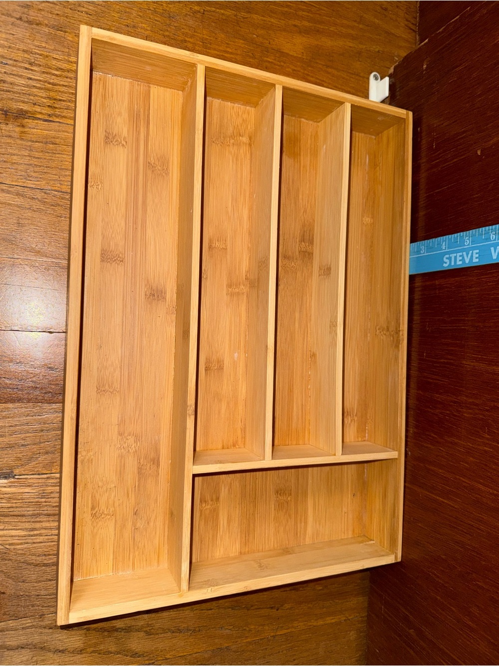 Bamboo Cutlery Drawer Organizer - Natural